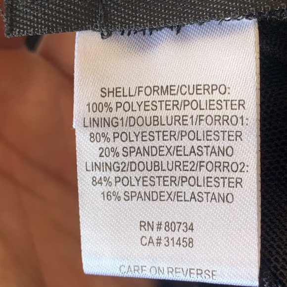 BCBG Max Azria Black and White Satin Halter Bandage Bodycon Dress - Picture 12 of 12